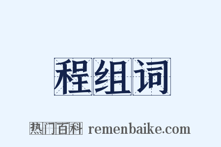 程组词是什么意思的图片